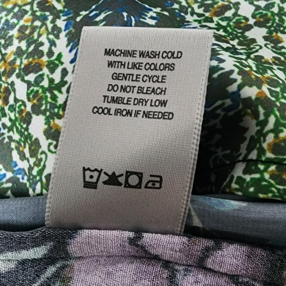 John Mark Multicolor Patchwork Button Down Shirt - image 8